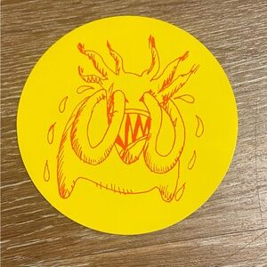 Authentic RADIOHEAD Amnesiac Era Crying Minotaur Sticker